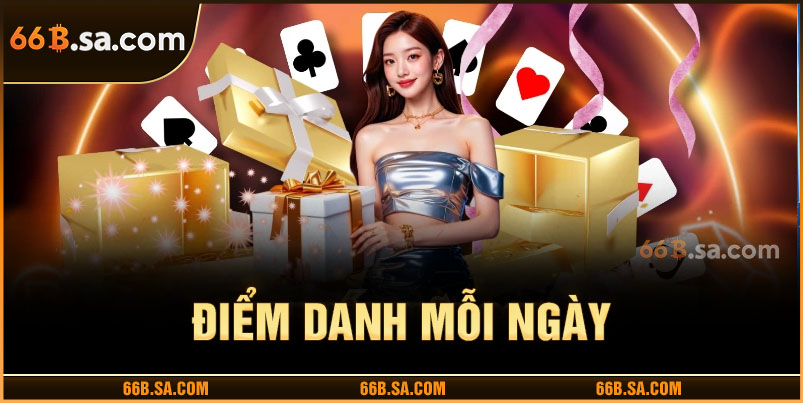 Chương trình khuyến mãi điểm danh mỗi ngày
